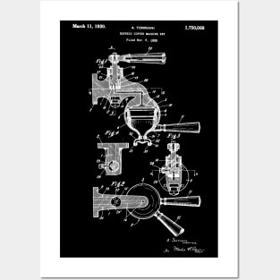 Express coffee machine patent / Express coffee machine Patent Illustration Posters and Art